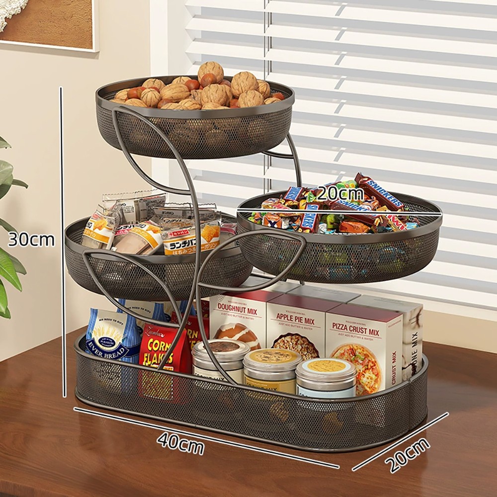 4 Tiers Metal Cosmetic Organizers Storage Rack Makeup Display Rack Dresser Shelf