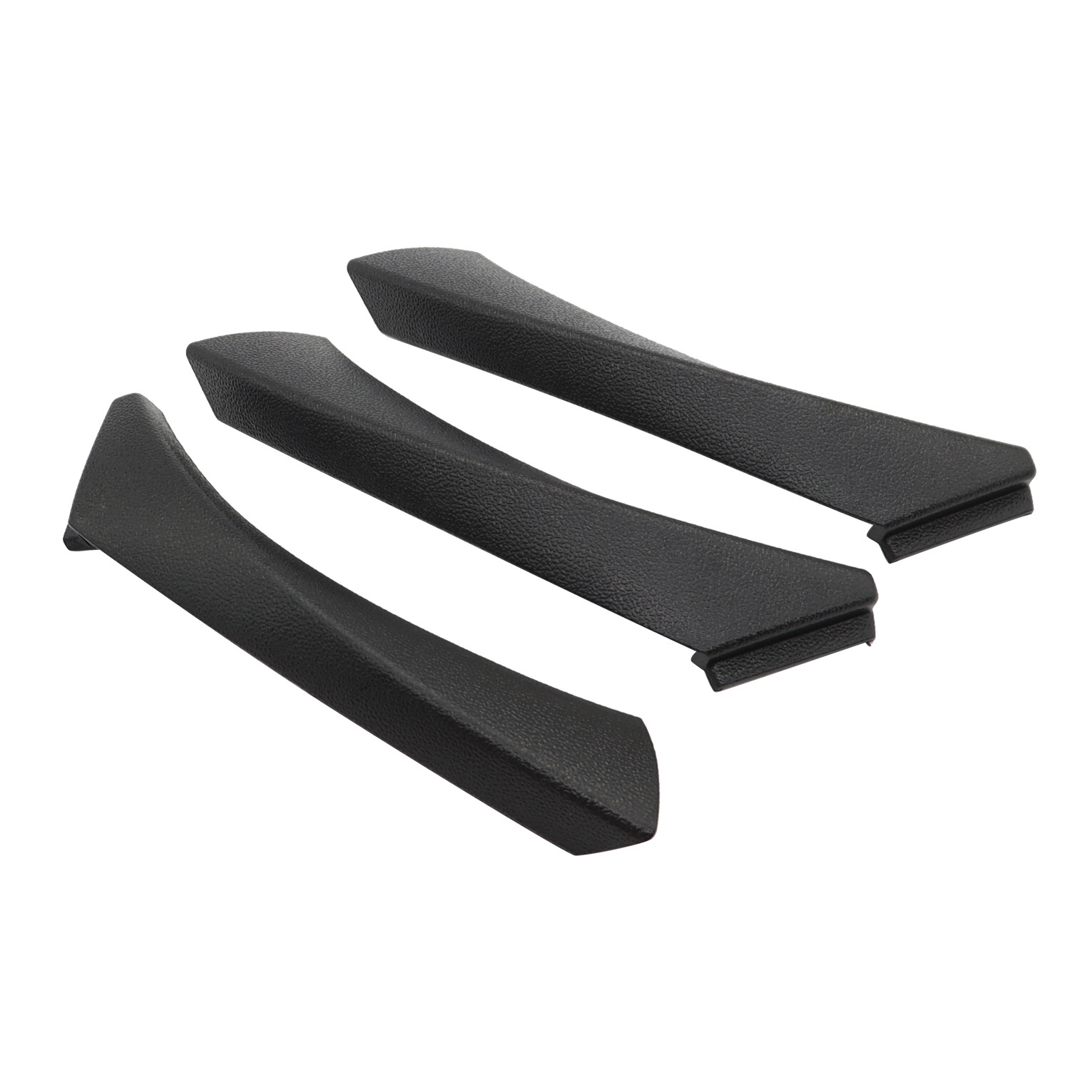 6Pcs Inner Door Panel Handle Pull Interior Trim Cover For BMW E90 06-11 Black