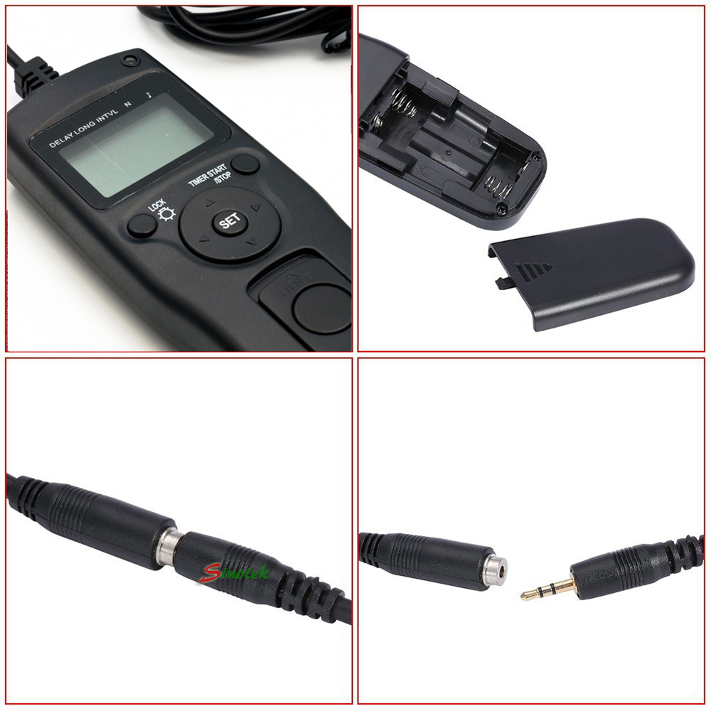 Time Lapse Intervalometer Timer Remote Control for Canon 70D EOS 700D 650D 600D
