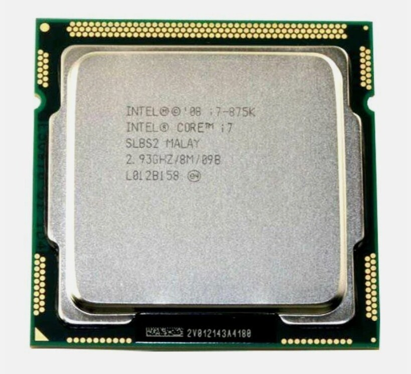Intel Core i7-875K 2.93GHz Quad-Core 2.93GHZ 8MB Socket 1156 CPU Processor