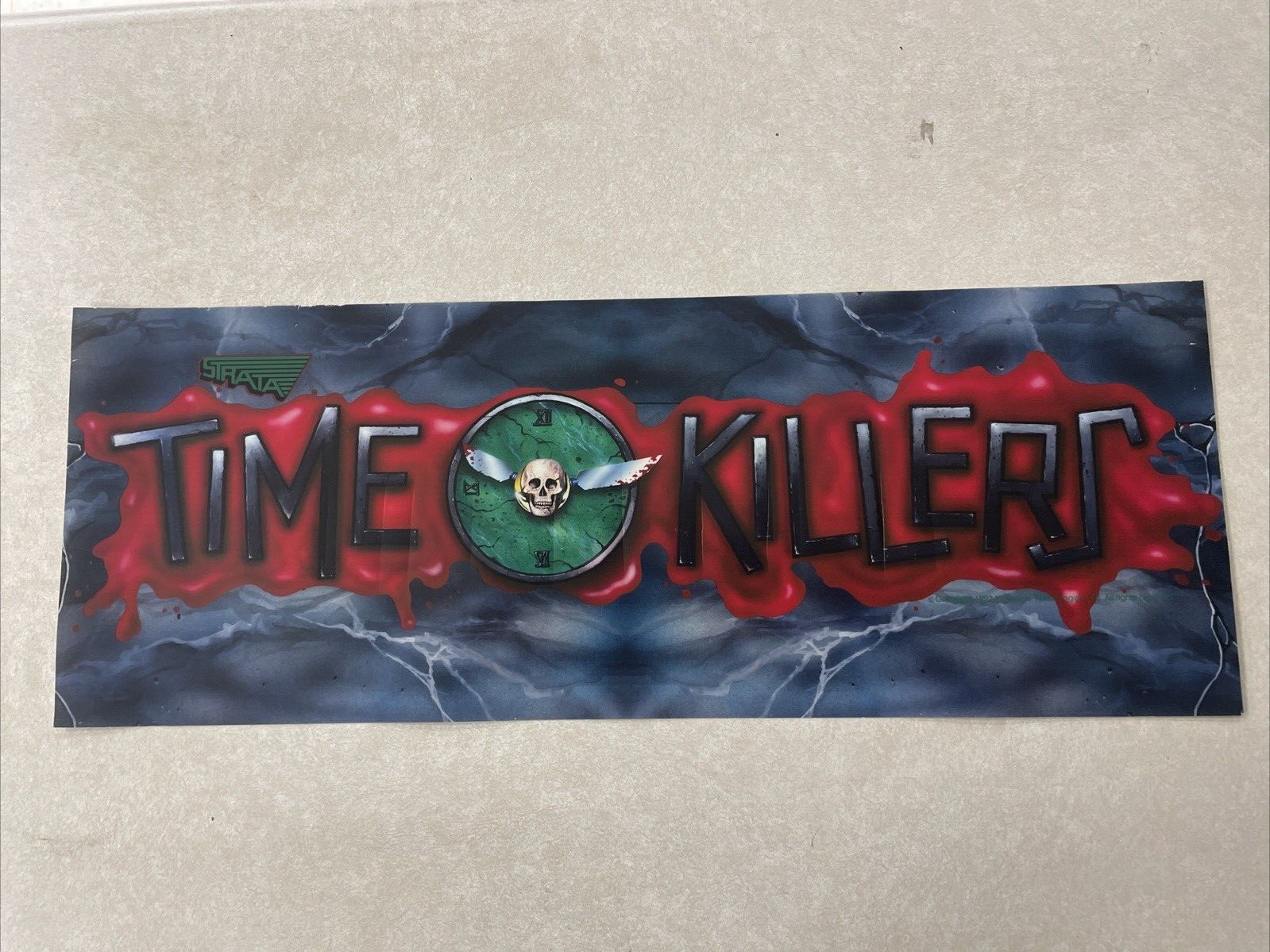 Strata Time Killers Arcade Marquee