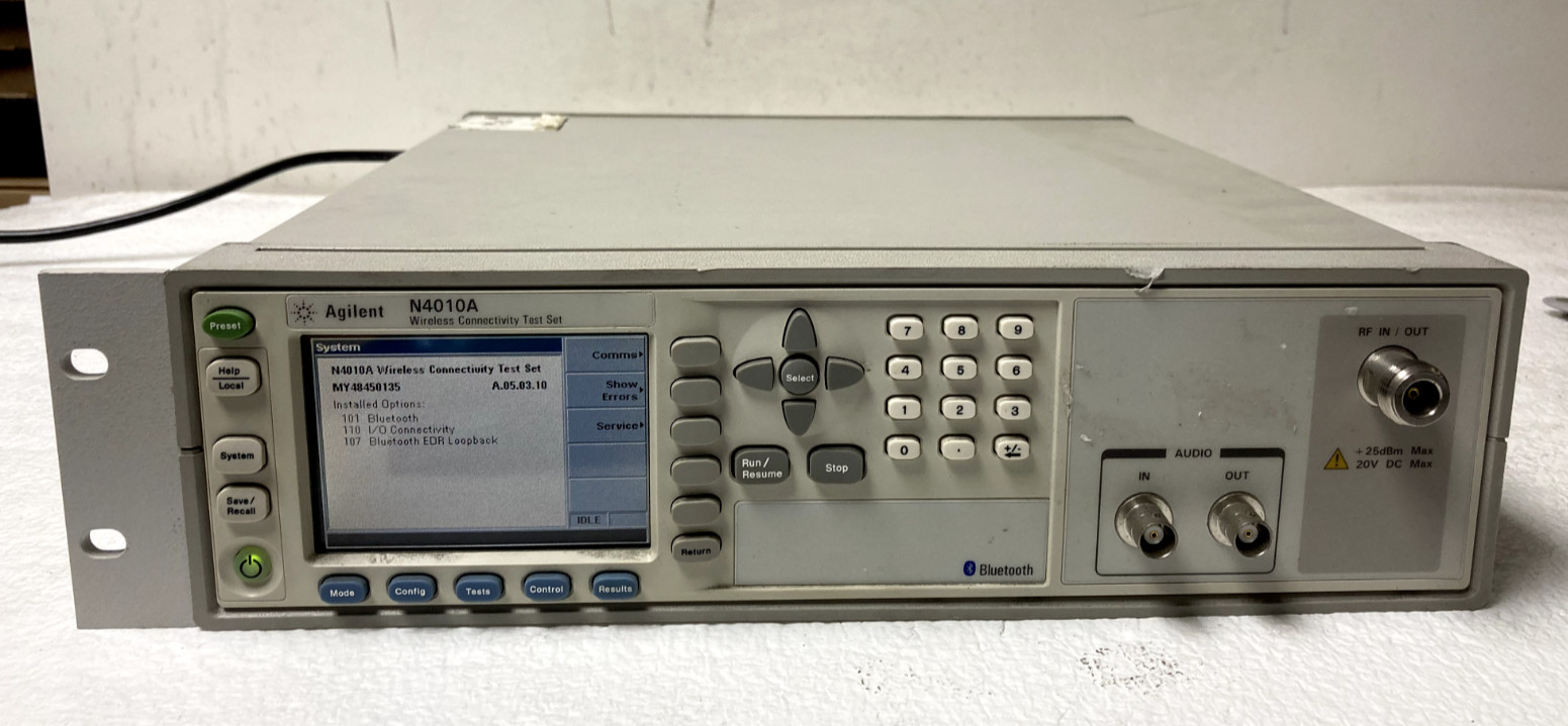 Agilent N4010A Wireless Connectivity Test Set w/Opt. 101 107 110 *READ
