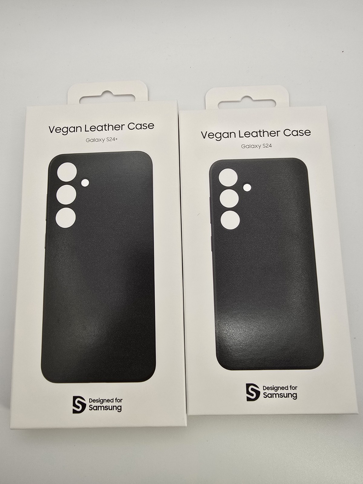 Samsung Galaxy S24/S24+ Vegan Leather Case BLACK