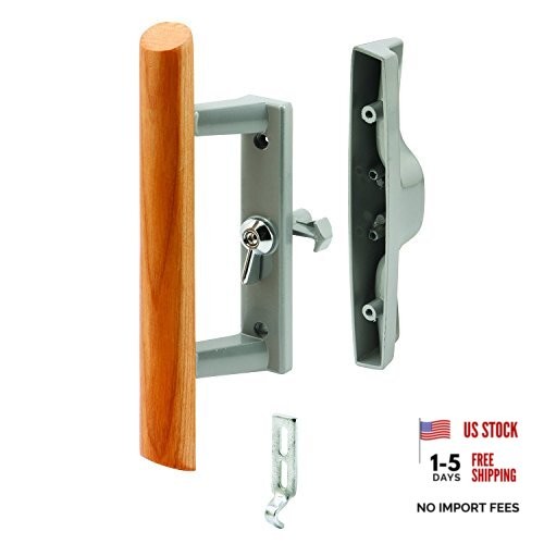 C 1018 3-15/16 In. Hole Center, Gray Diecast, Sliding Patio Aluminum not keyed