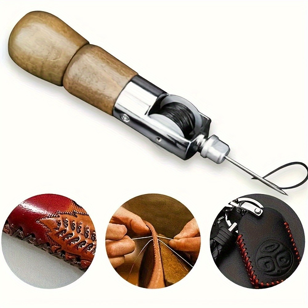 Leather Sewing Tool Kit - Handheld for Leather Craft & Repair