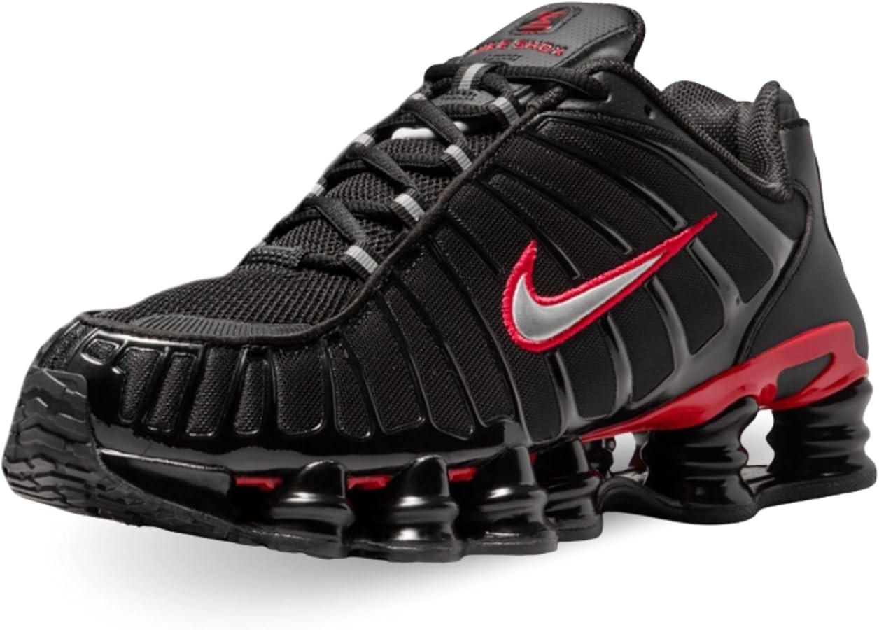 Men’s Size 13 Nike Shox TL Black University Red Metallic Silver CN0151-003 NEW