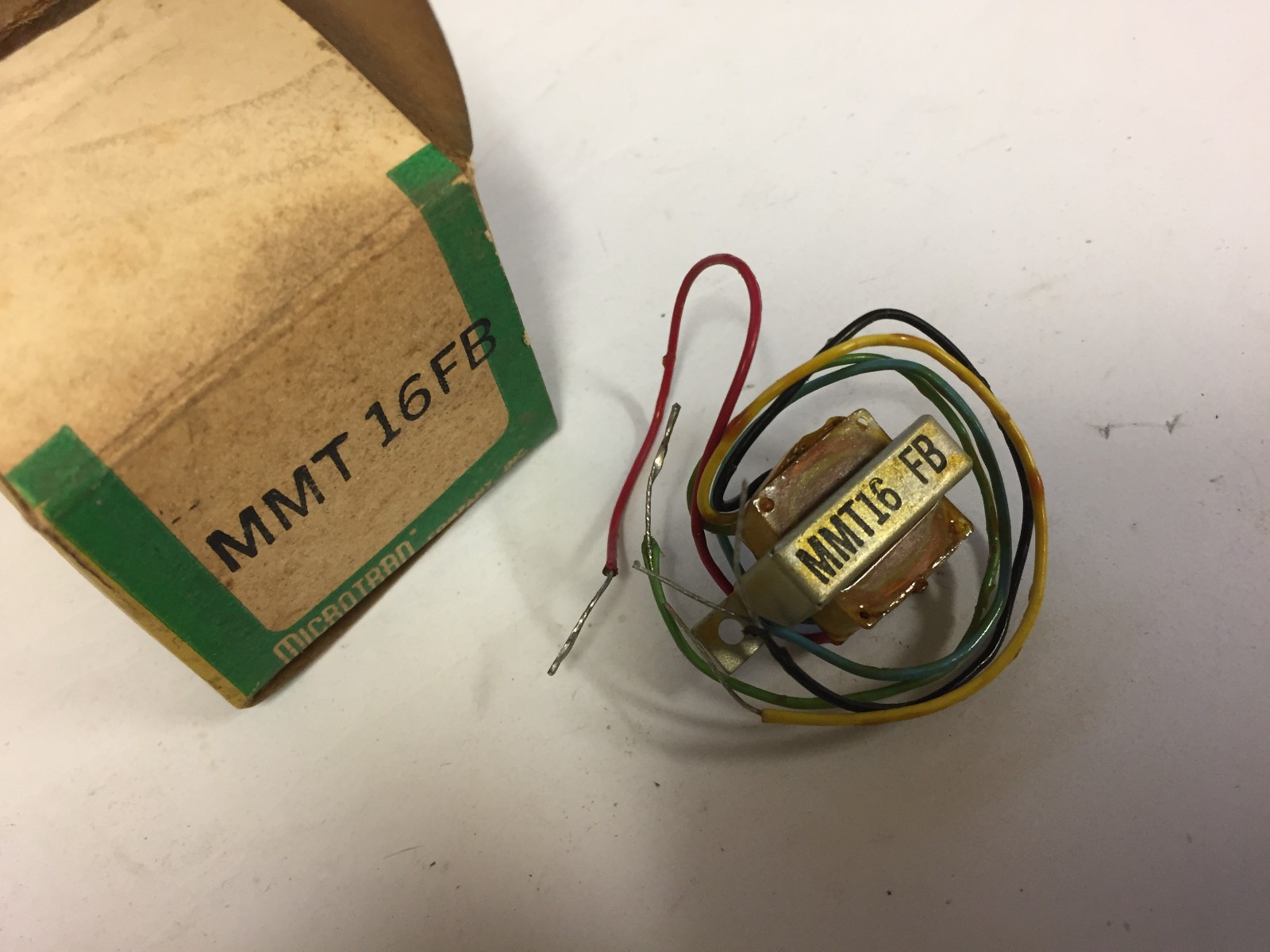 MMT16-FB 10,00CT/1500 MICROTRAN MINIATURE AUDIO TRANSFORMER NOS