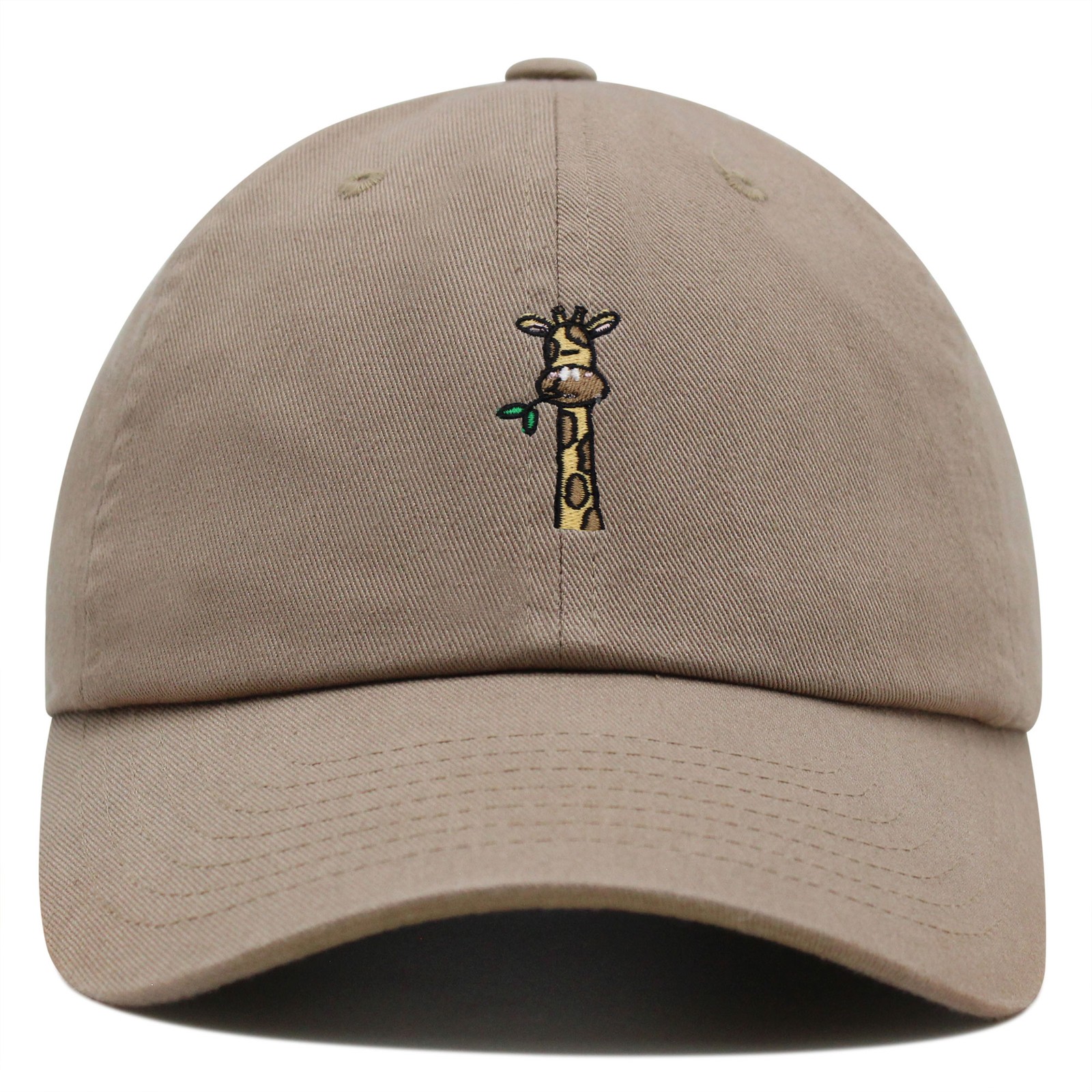 JPAK Giraffe Premium Dad Hat Cotton 6-Panel Curved Brim Wildlife Safari