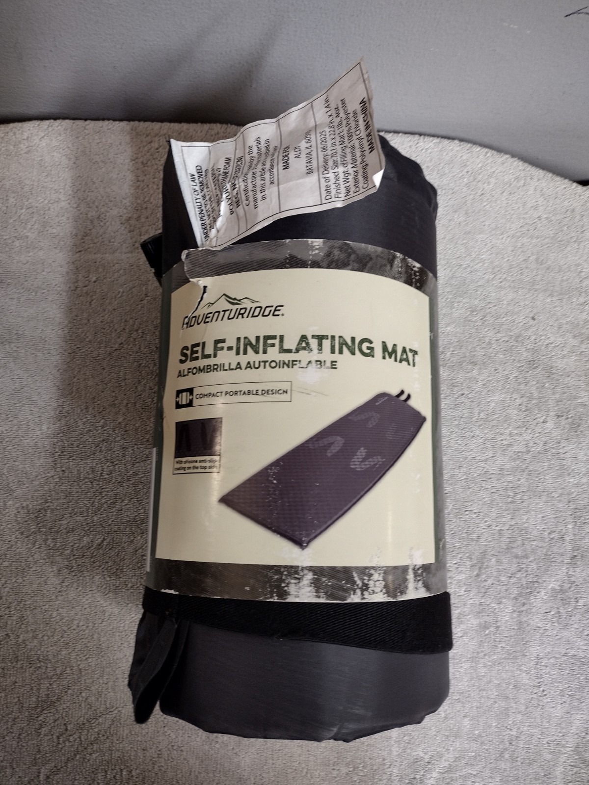 Adventuridge Self Inflating Sleep Mat Camping Pad Backpacking Outdoors