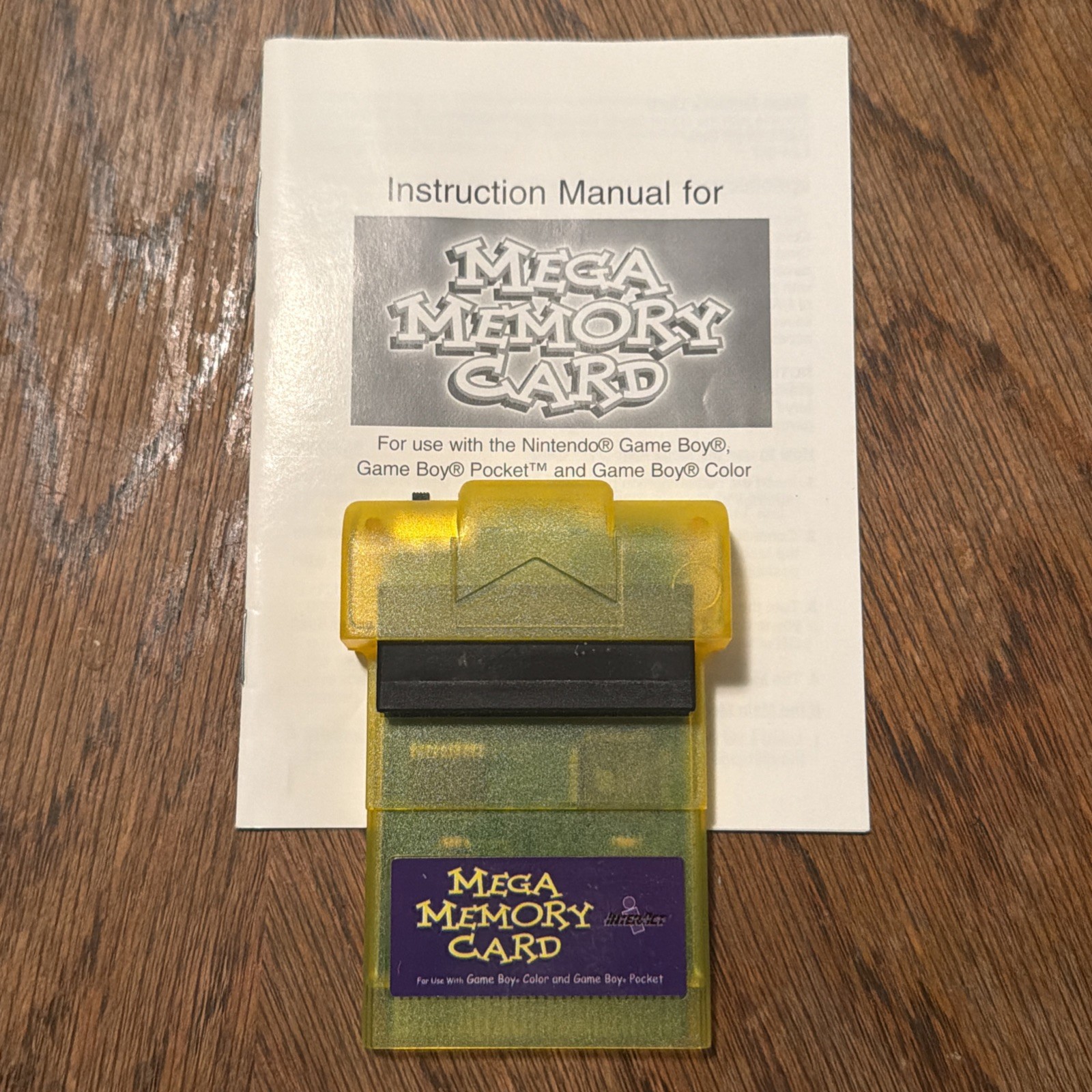 InterAct Mega Memory Card Nintendo GameBoy Color & GameBoy Pocket W Manual