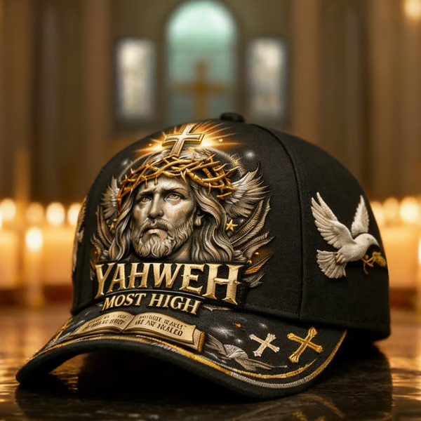 2026 YAHWEH The True Light Faith Printed Hat Unisex Baseball Cap