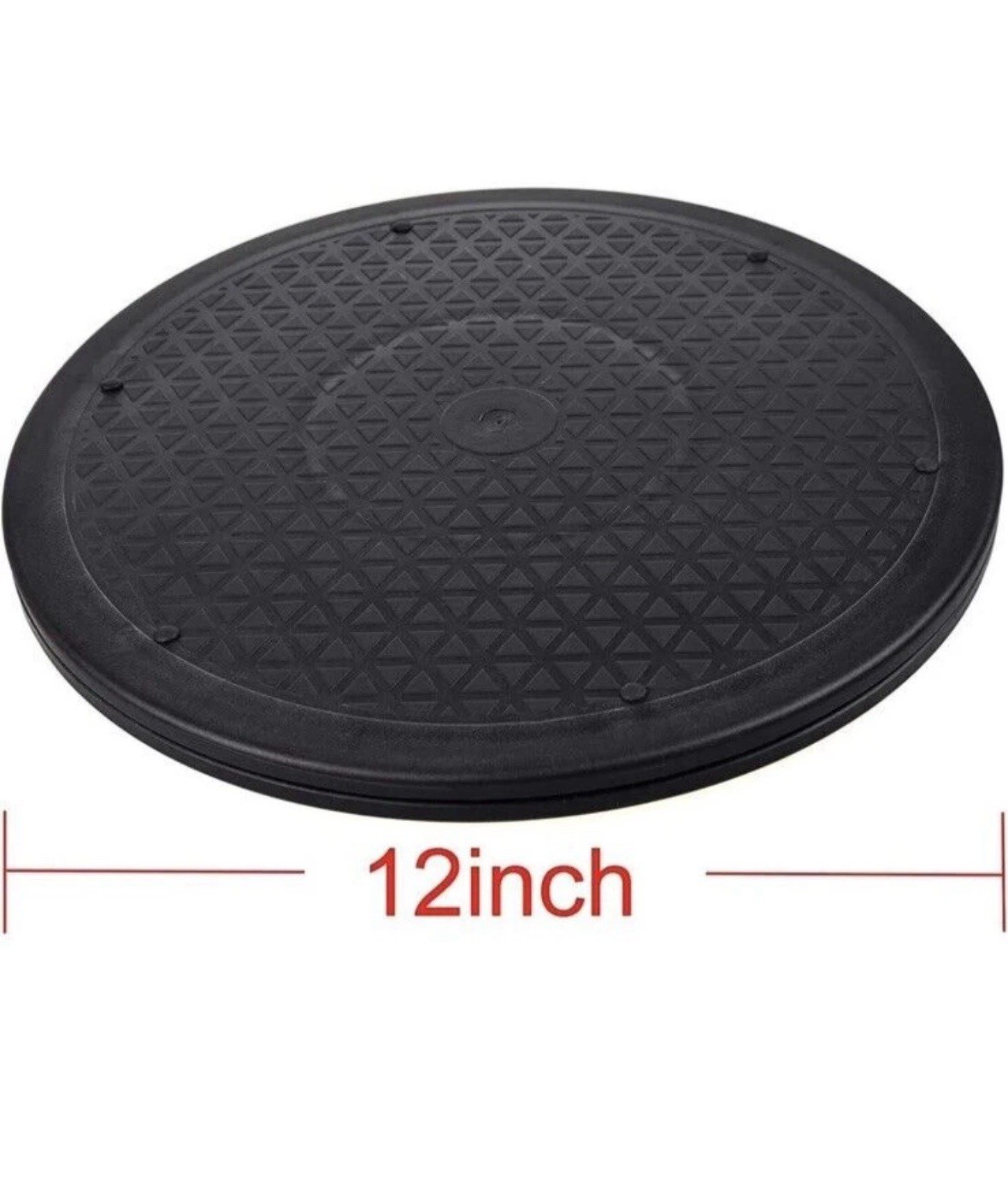 12 Inch Lazy Susan Rotating Heavy Duty Turntable Display Stand for Monitor TV