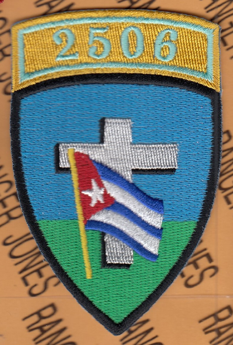 U.S Army 2506th Special Brigade "Bay of Pigs" Cuba ~3.75" patch c/e