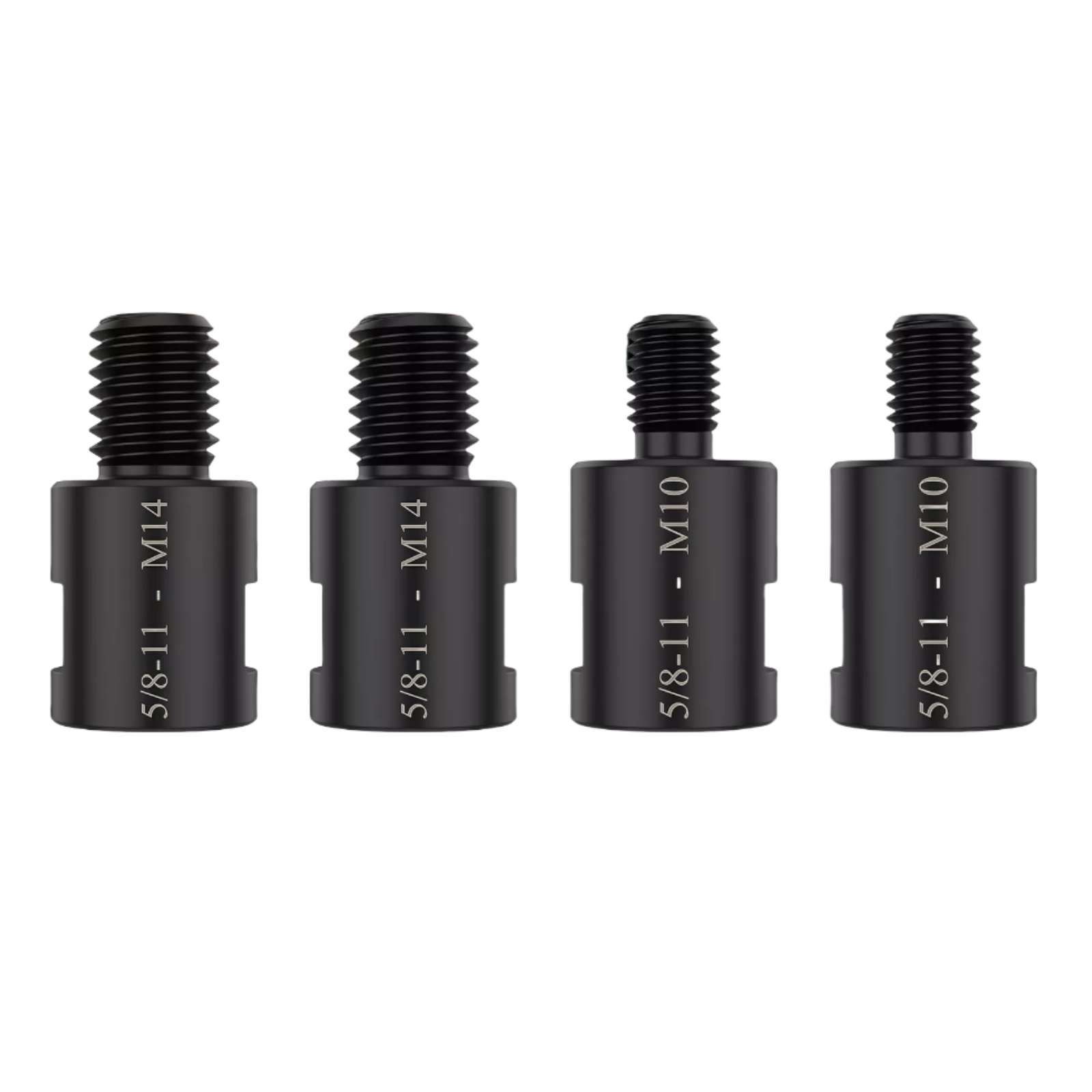 4Pcs Angle Grinder Converter Adapter 5/8inch-11 Female to M10/M14 Male Adapte