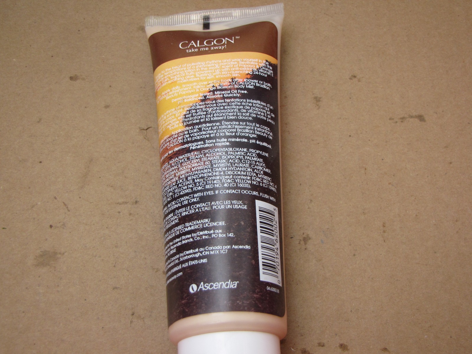 1 NEW CALGON BRAZILIAN BEAUTY PAPAYA & ORANGE BLOSSOM 6 OZ RARE HTF