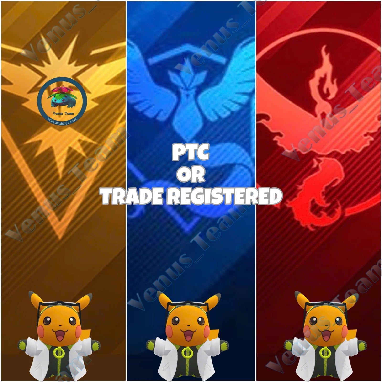 Shiny Pikachu Professor Willow's Assistant Special Background - PTC OR TRADE