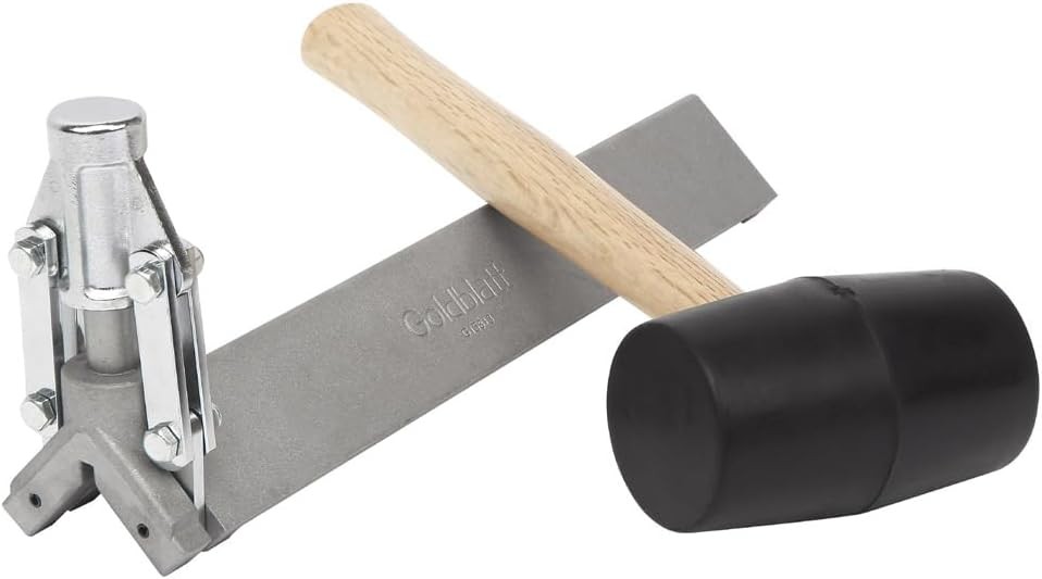 G15813 Corner Clincher and Mallet,Black