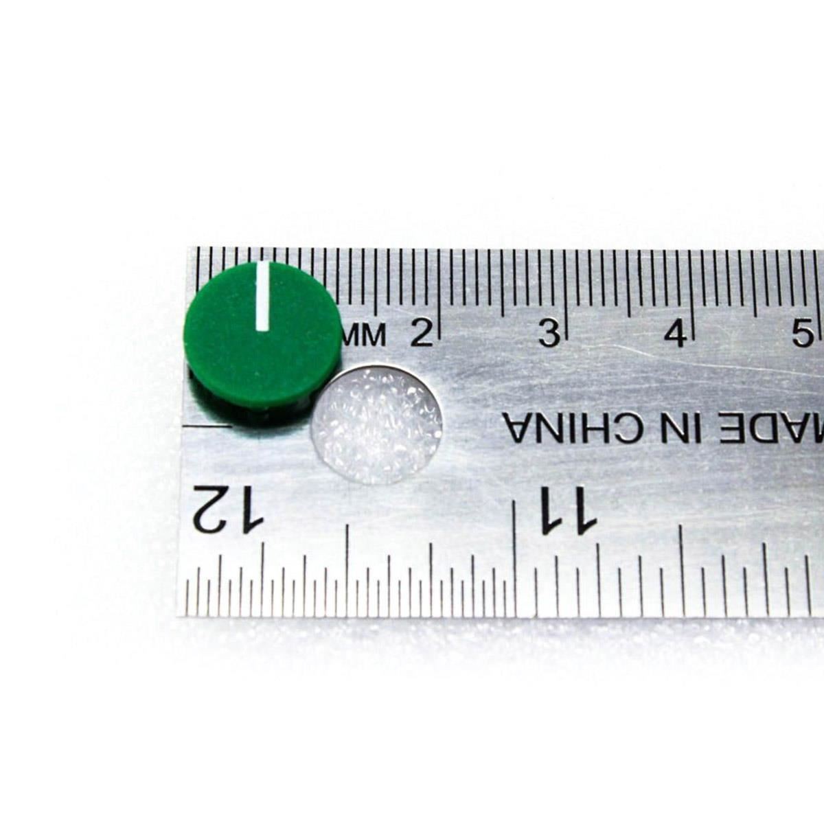 12mm Green Knob Cap with Indicator Line for DBX 160, 160A, 160X, 160XT