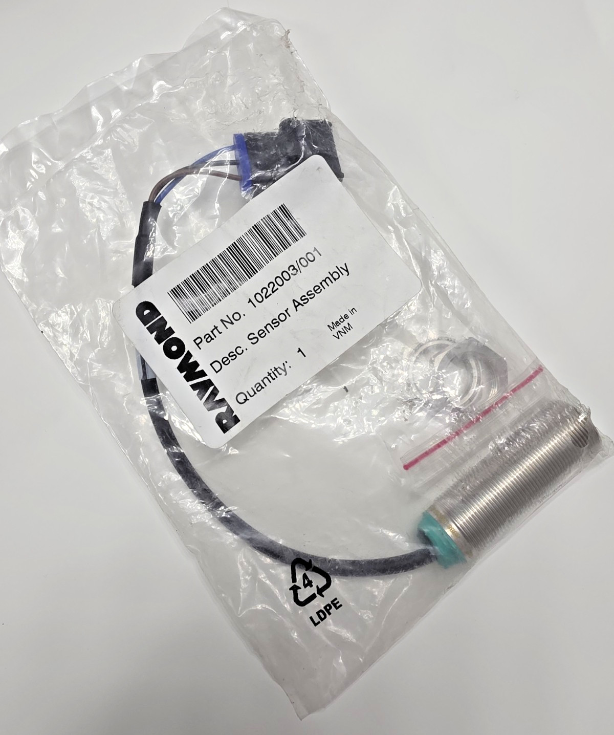 1022003/001, Raymond Proximity Sensor, New-Free Shipping