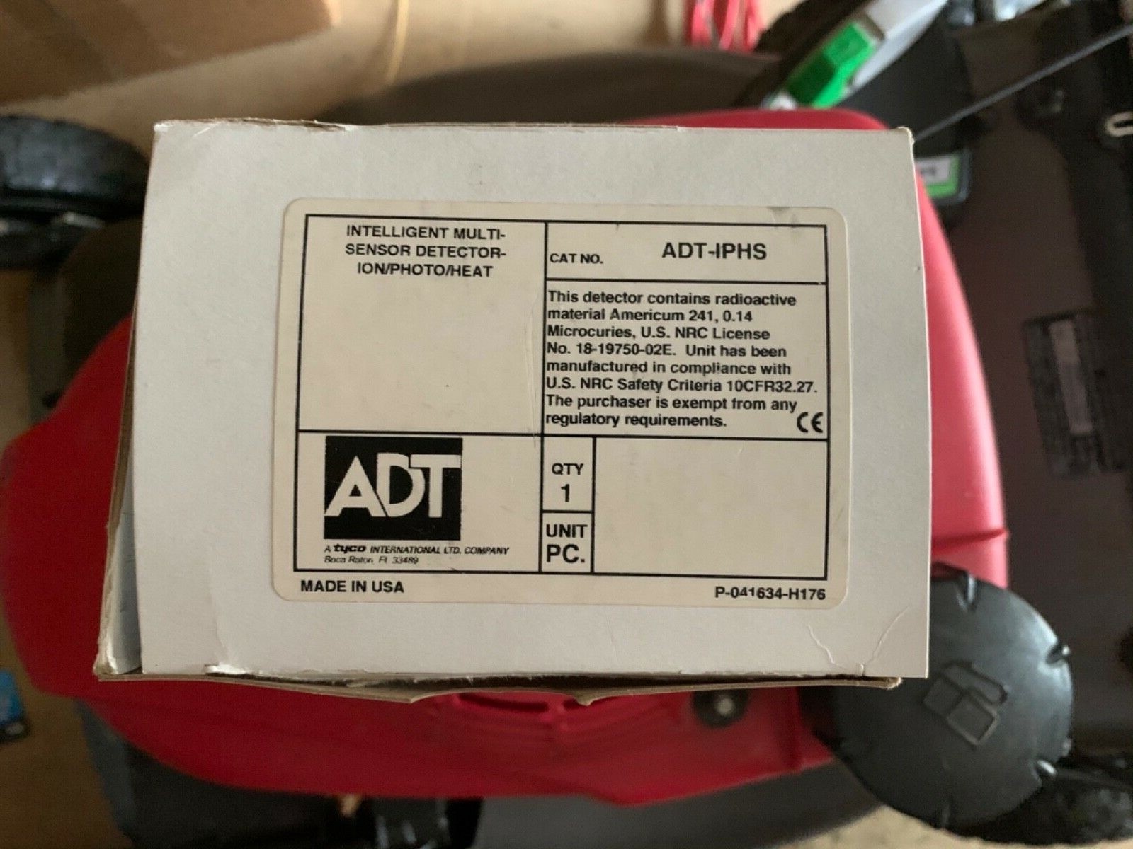 ADT-IPHS  multi criteria Smoke detector ION-PHOTO & HEAT.   NEW