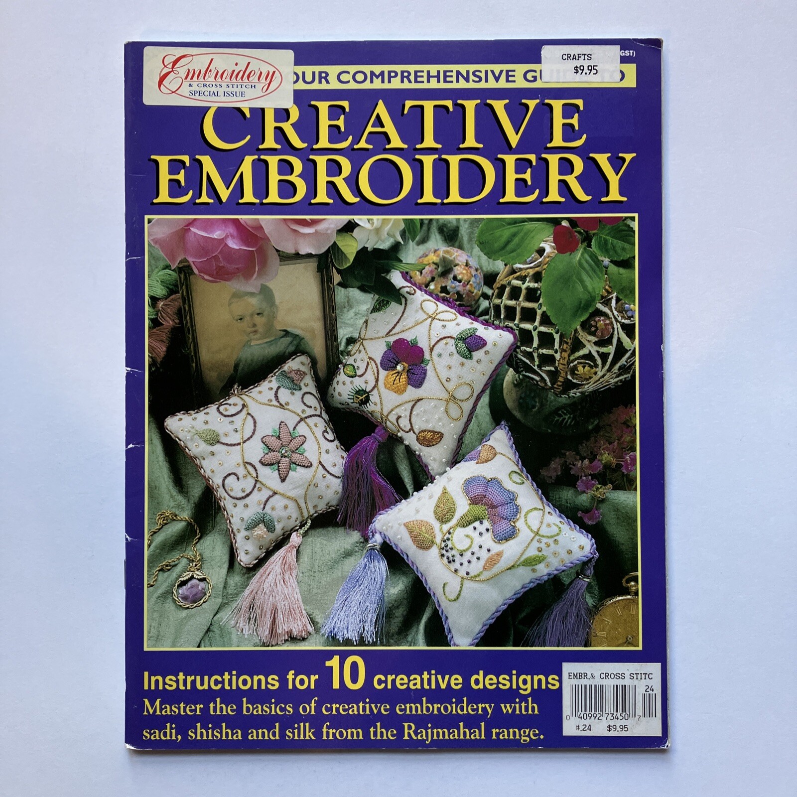 Embroidery & Cross Stitch Special Issue 10 Creative Designs Rajmahal Range
