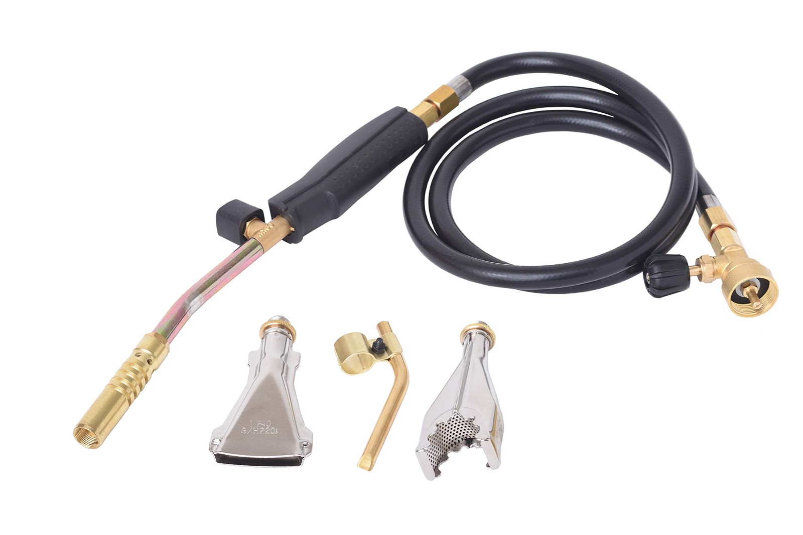 Propane Gas Torch 6 000 BTU Kit 3 Burners Melting Brazing Precious Metals Flame