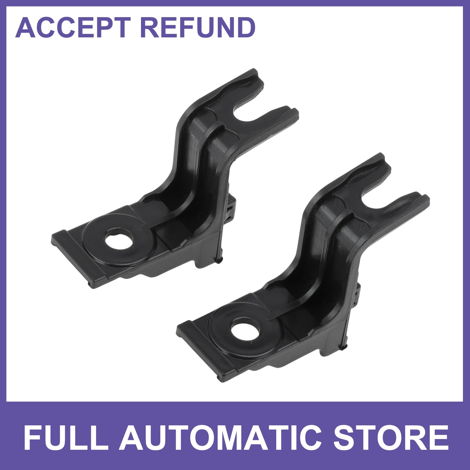 Front Bumper Filler Clip Bracket for Toyota Tacoma 12-15 No.52531-04010 2Pcs