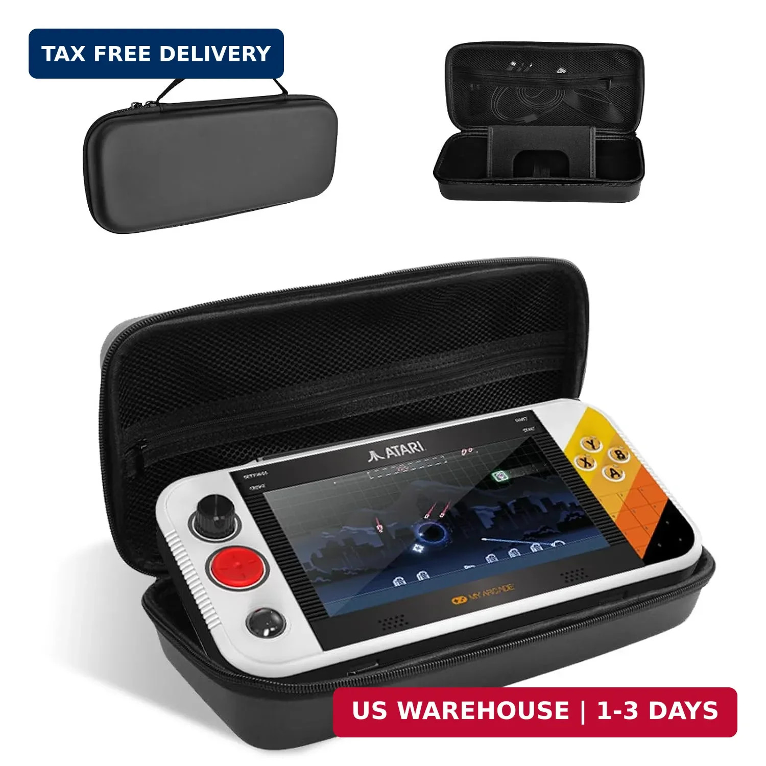 Carrying Case for My Arcade Atari Gamestation Go Retro Video Games Console,St...