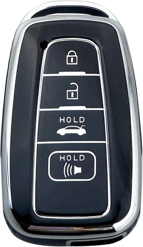 Key Fob Cover Case Compatible with 2019-2023 Camry RAV4 Highlander Corola 4Runn