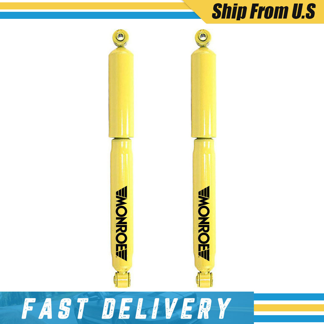 Monroe OE Rear Shocks For 2011-2021 Ram 1500 RWD/4WD 3.7L 4.7L 5.7L HD