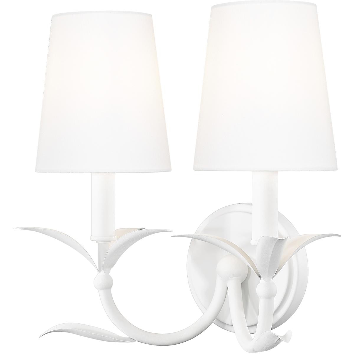 Z-Lite 830-2S-TXWH Aslin Wall Sconce Wall Light in Textured White