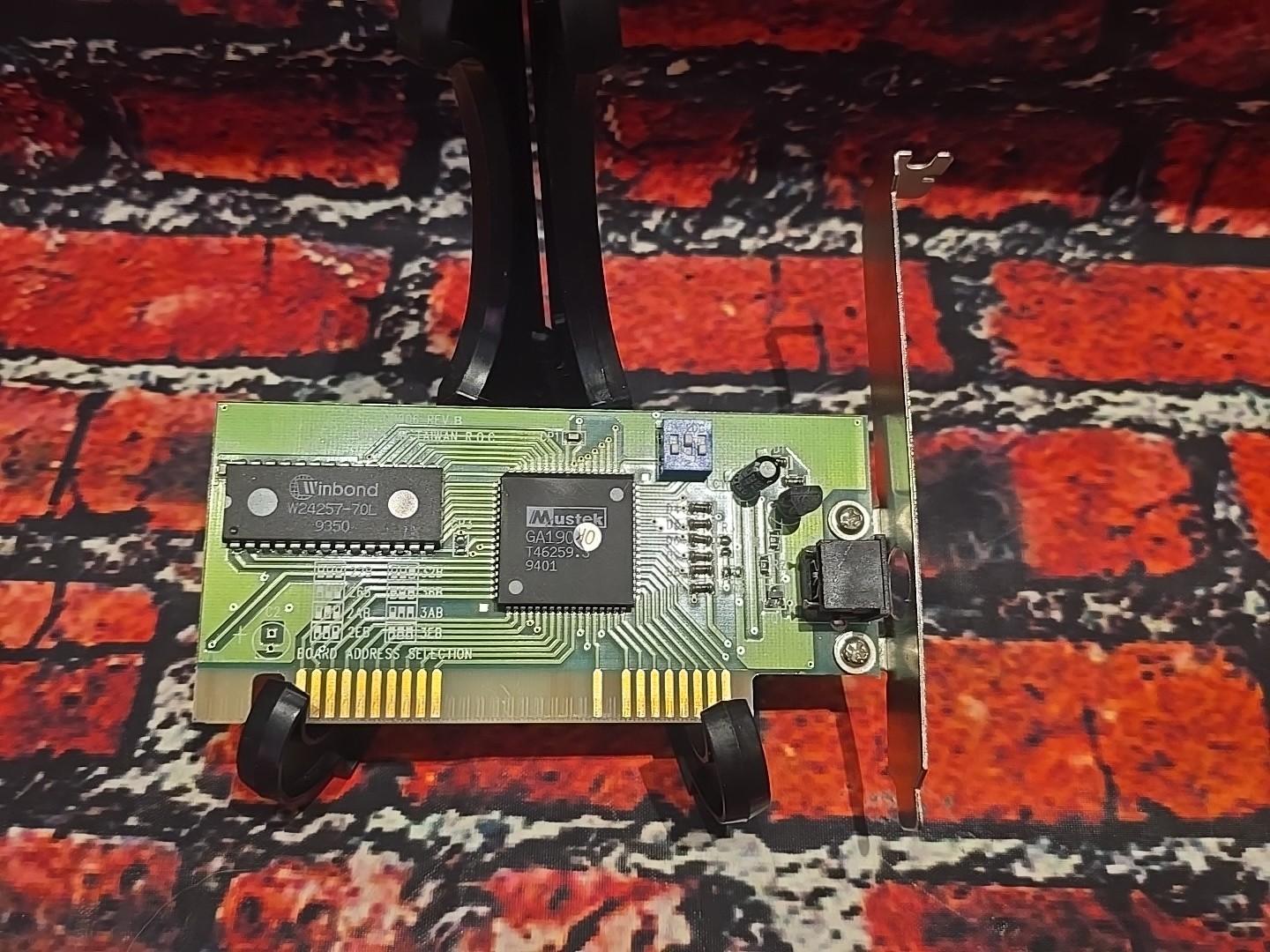 Mustek GI1906 REV.C LOGITECH Hand Scanner Interface ISA Card - EXCELLENT