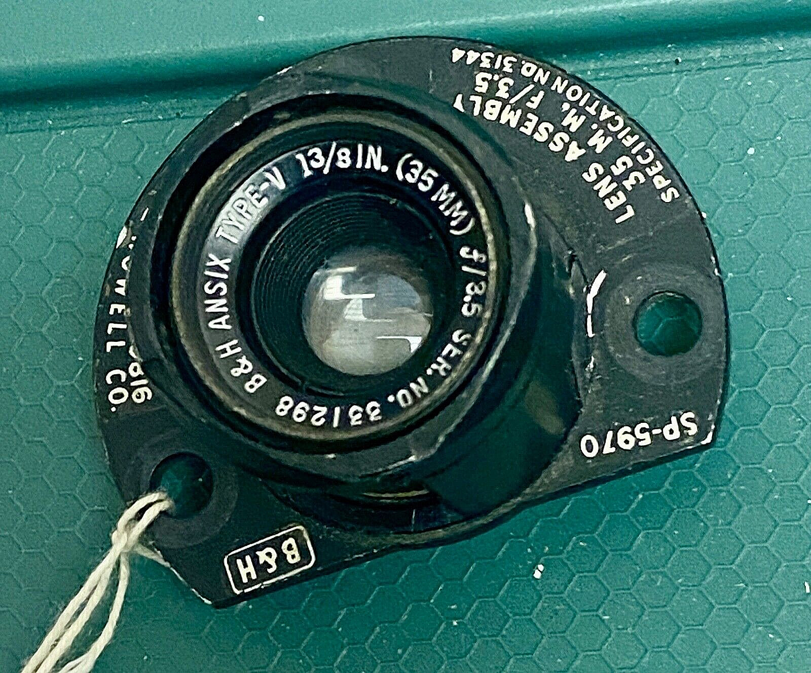 35mm FL taking lens for 16mm Gun Camera USA military Surplus WWII
