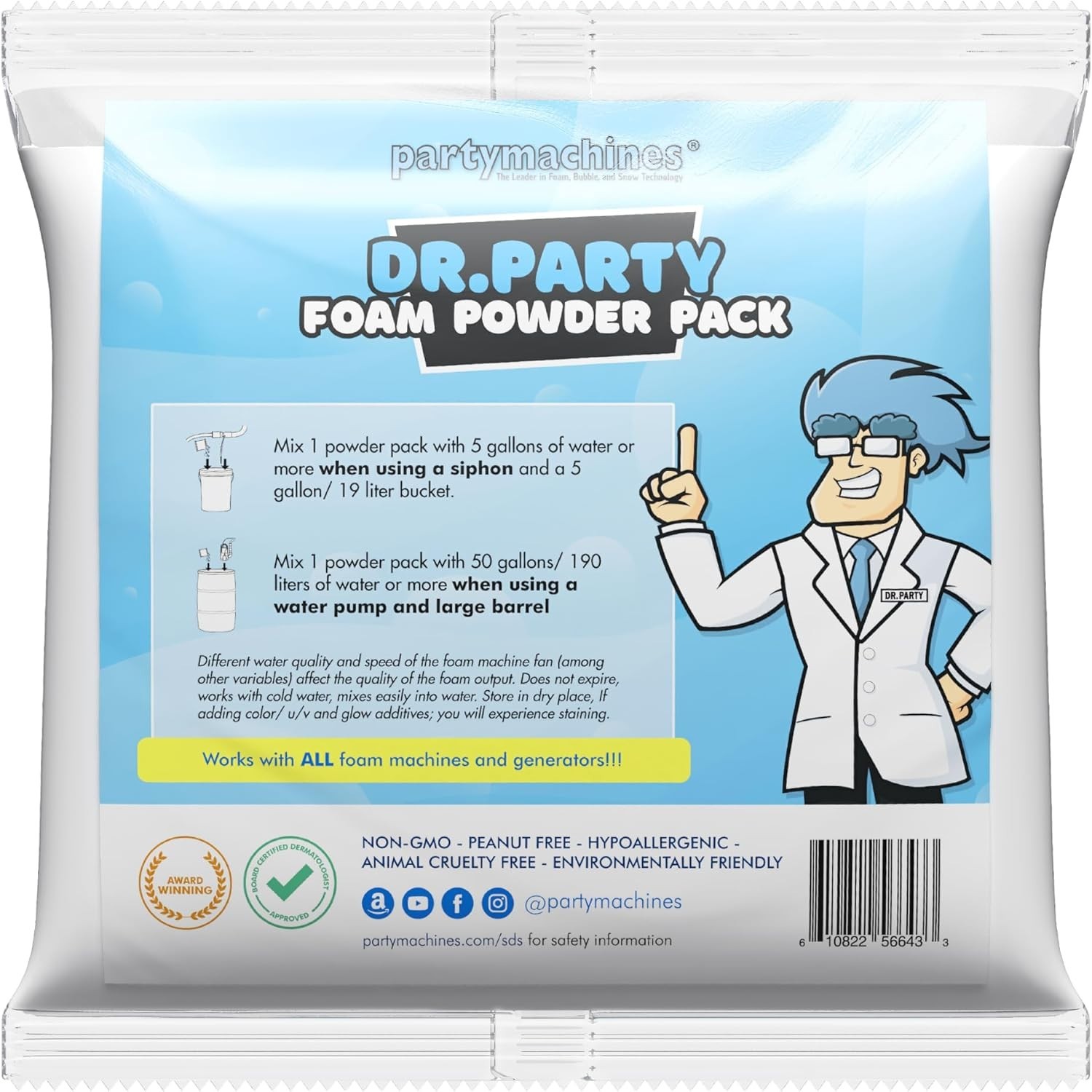 Ultimate Bubble Party Solution - Foam Powder Pack
