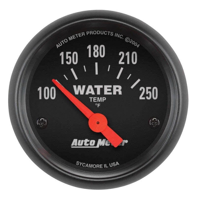 AutoMeter 2635 Z-Series 52mm 100-250 Degrees F. SSE Water Temp Gauge