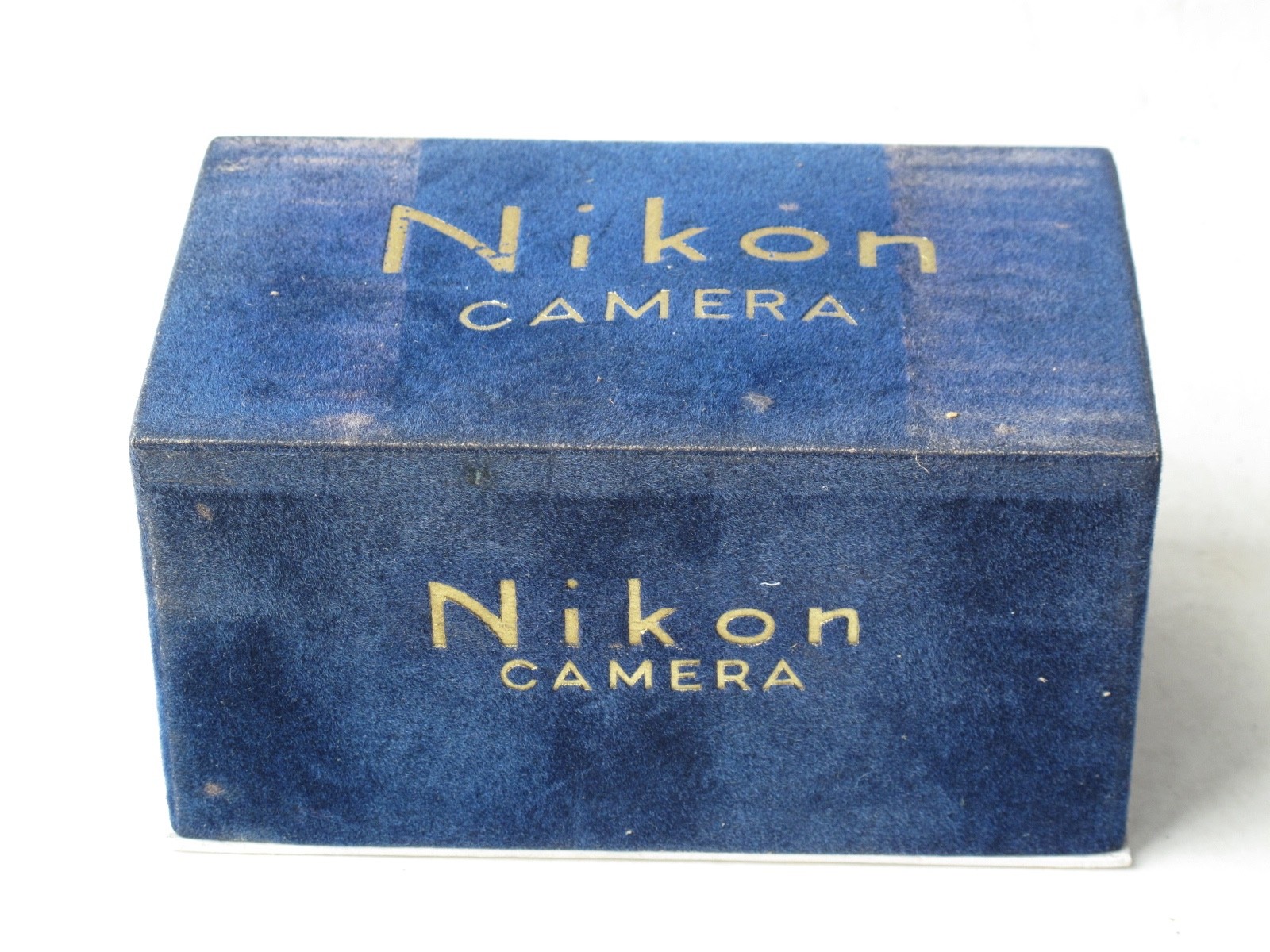 Nikon blue velvet original box for S, M model camera,  US SELLER "LQQK"