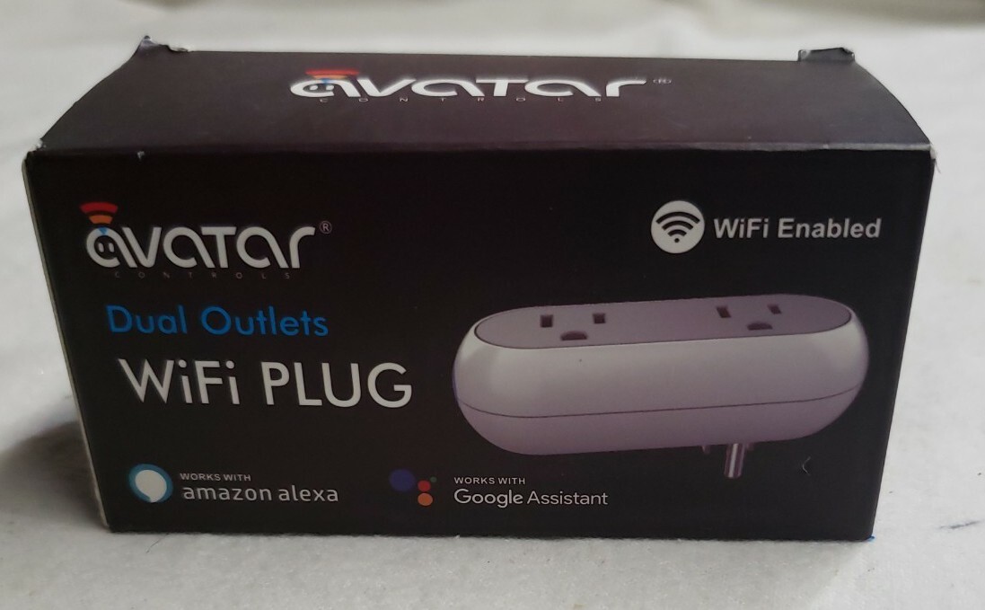 FB38 Avatar Controls Dual Wifi Smart Plugs Outlets Sockets Switches NEW