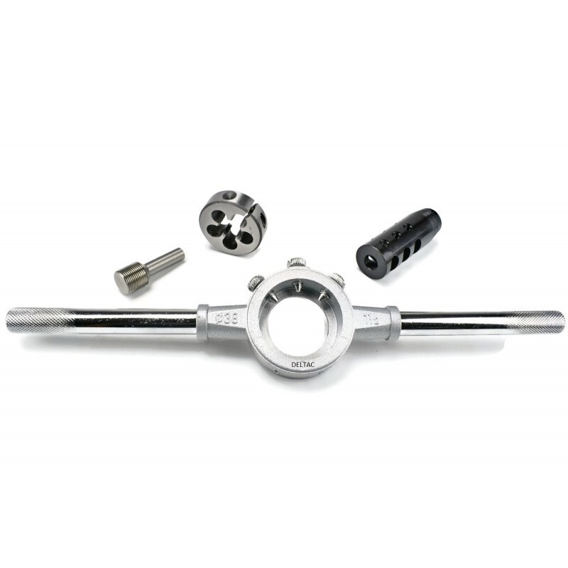 DELTAC® "Stryker" muzzle brake for 1/2-28RH - Complete threading kit