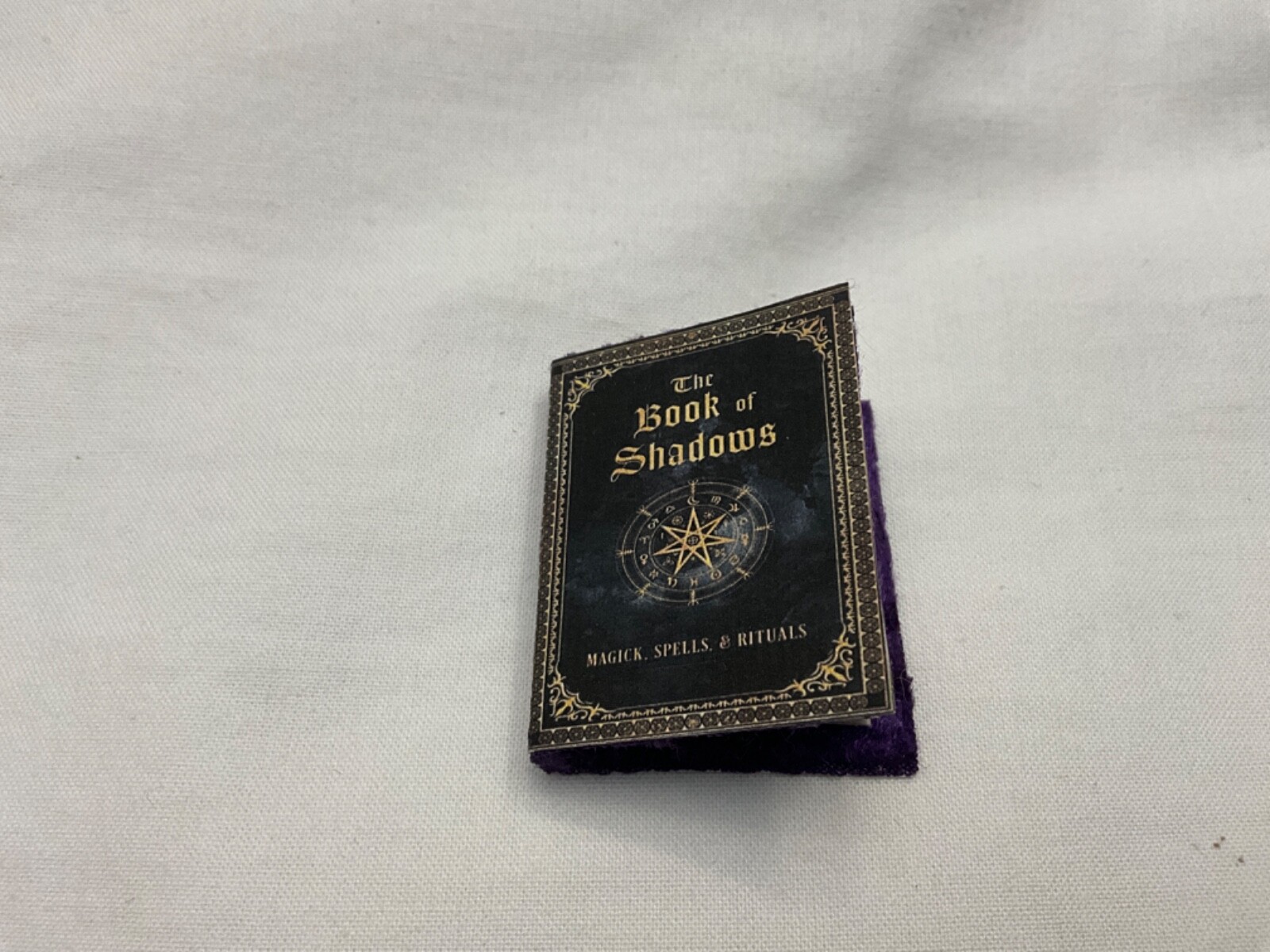 Byers Choice Accessory Halloween Witch Book of Shadows Magic Spells Book