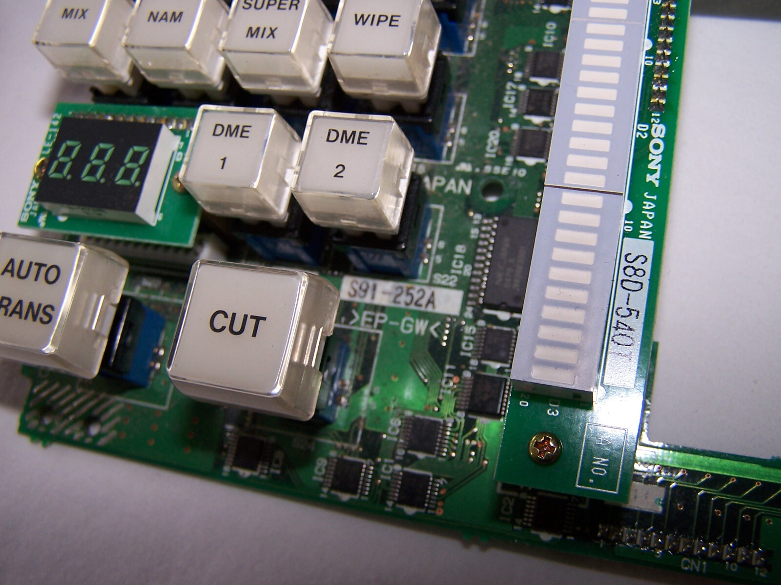 Sony DVS 7150 Switch PCB S91-252A