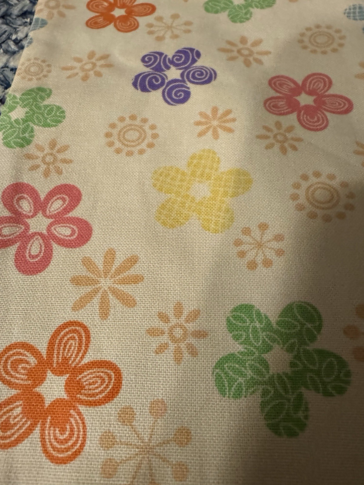 Longaberger 19" Fabric Square Easter - Egg Petals - New
