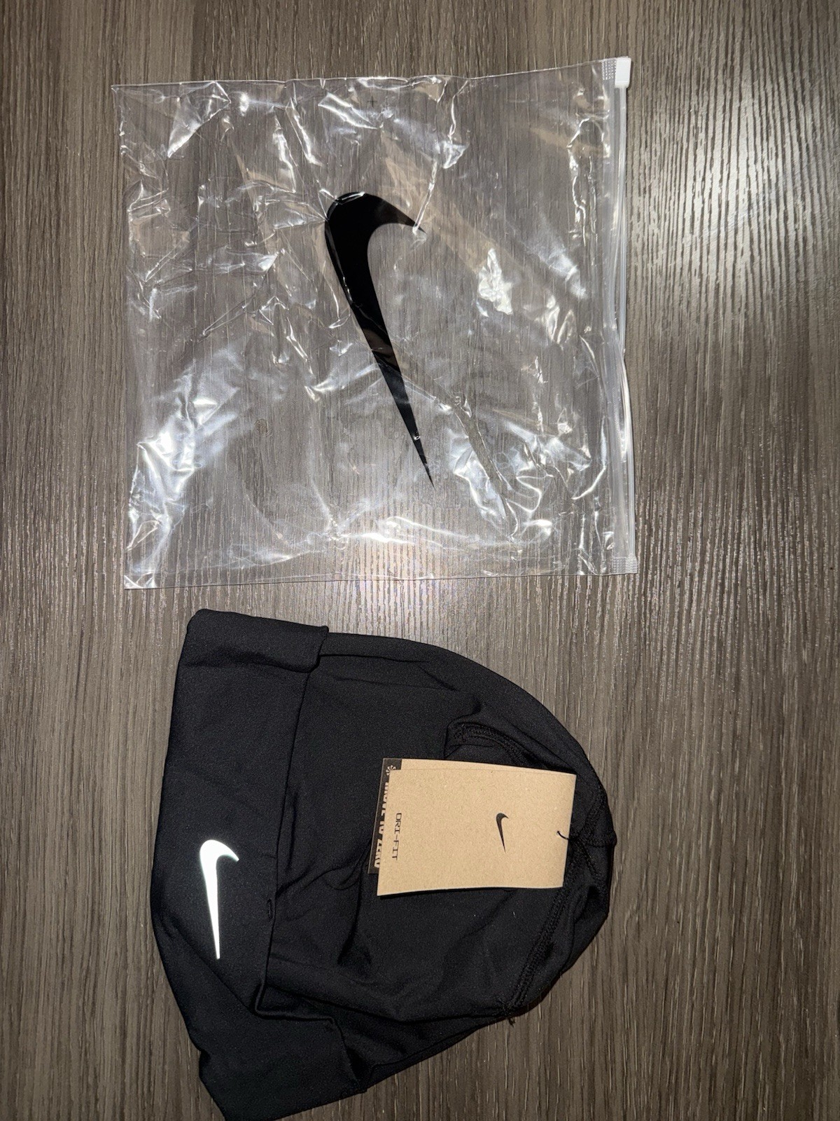 NIKE DRI-FIT Terra Beanie Black Running Cold Weather Nike Beanie -US Stock