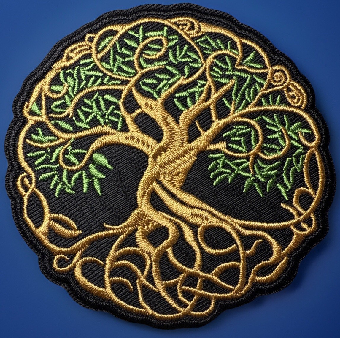 🔥 PREMIUM Tree of Life Vikings Norse Embroidered Patch Iron on 3” Yggdrasil