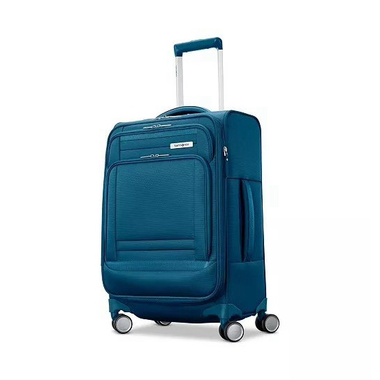 Samsonite Ultra-Light Spinner Carry-On Suitcase Blue Removable WetPak  cerulean