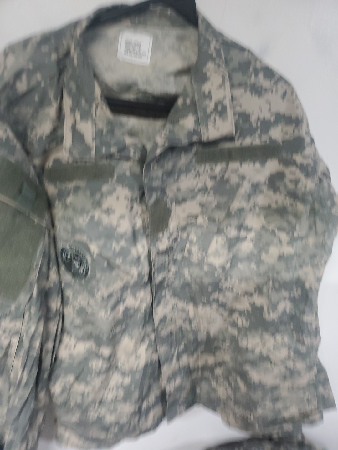 Bin# Medium Regular Army Combat Uniform ACU 50/50 Combat  Top Coat
