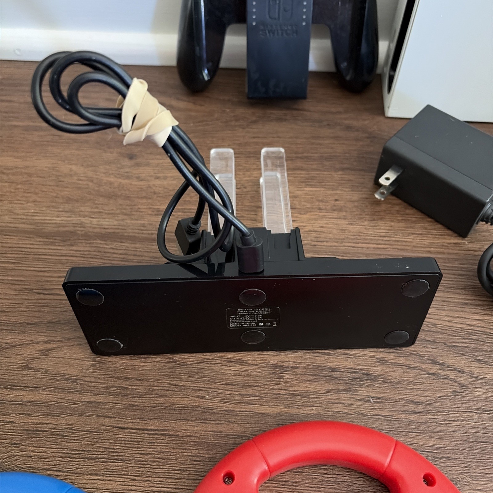 Nintendo Switch Accessory Bundle Lot - Docks, Wireless Controller,Steering Wheel