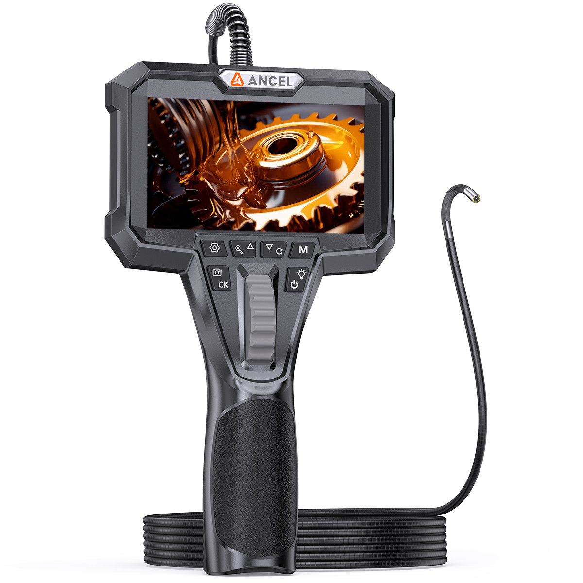 ANCEL AN303 210° Articulating Inspection Endoscope 1080P HD Borescope Camera