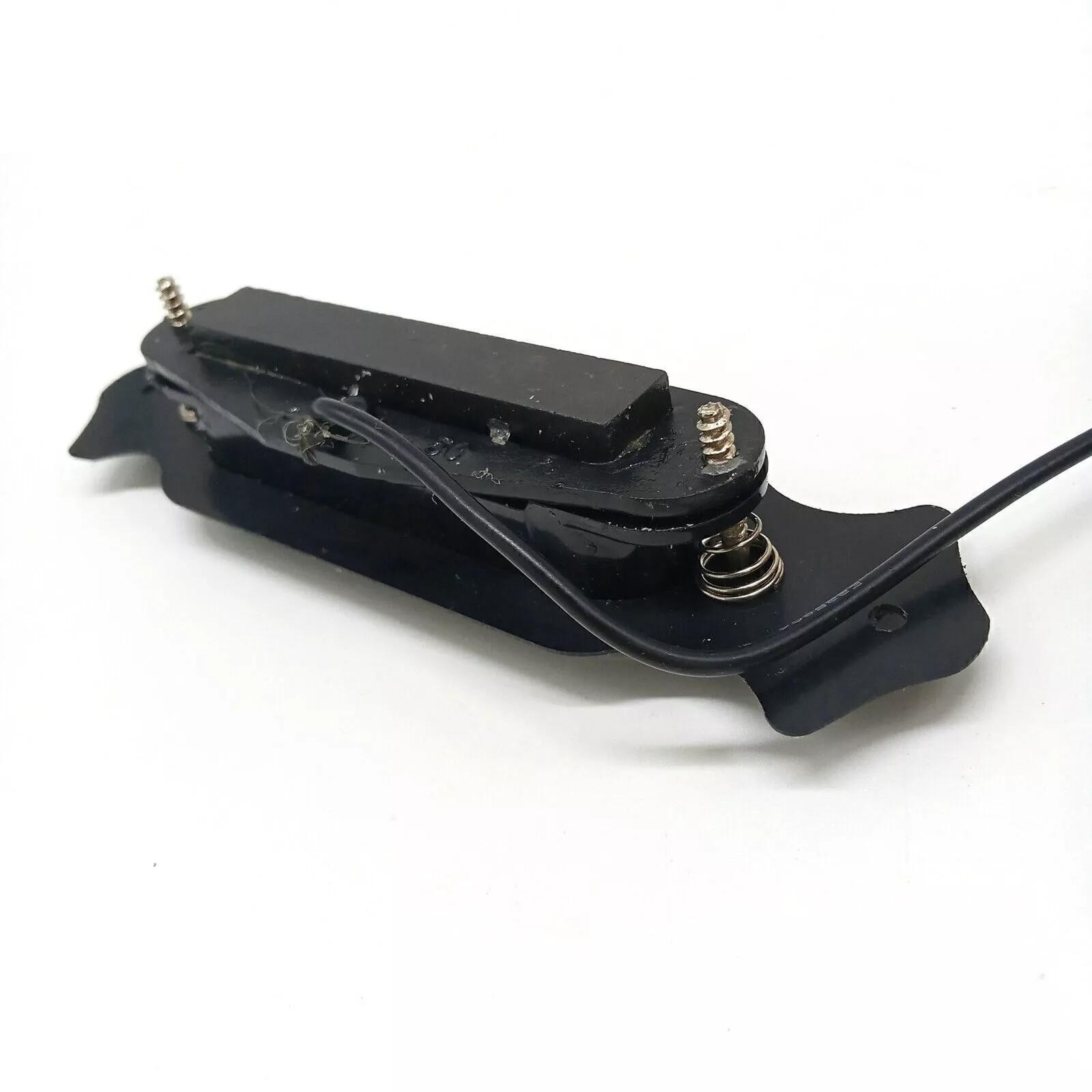 6 String Single Coil Pickup Cigar Box Guitar Soundhole Pickup Harness Black