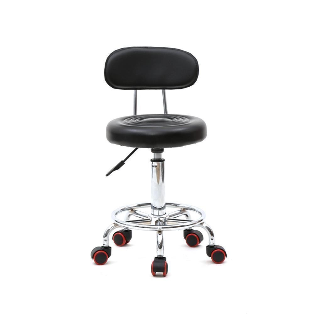 PU Leather SPA Salon Stool Swivel Chair Barber Wrok Stool Hair Stylist Station