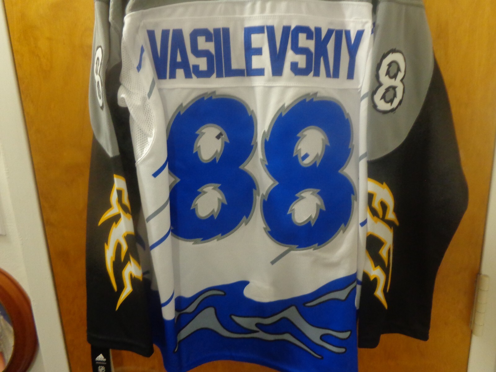Tampa Bay Lightning #88 Andrei Vasilevskiy.